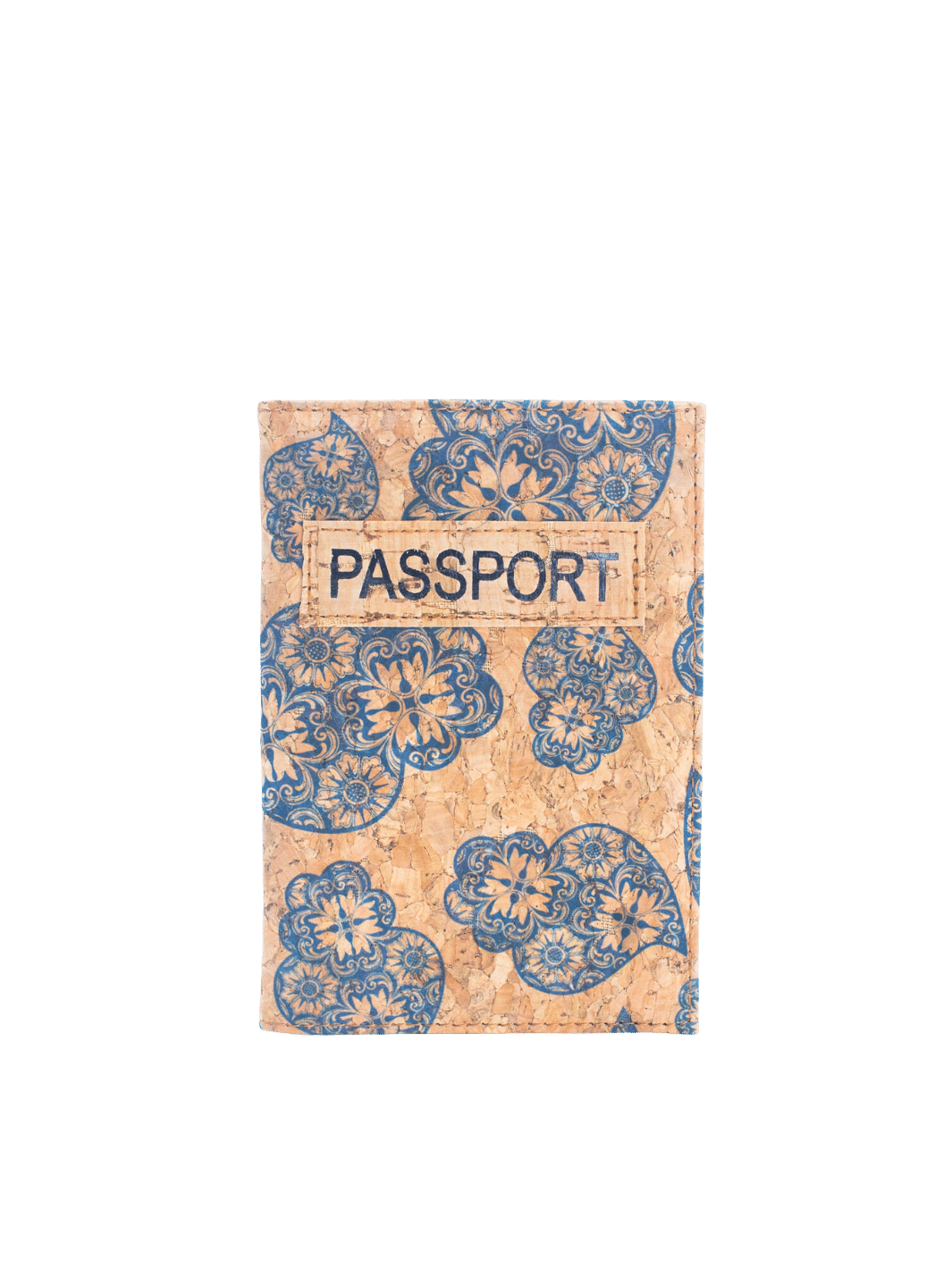 Protège passeport original en liège pour femme.